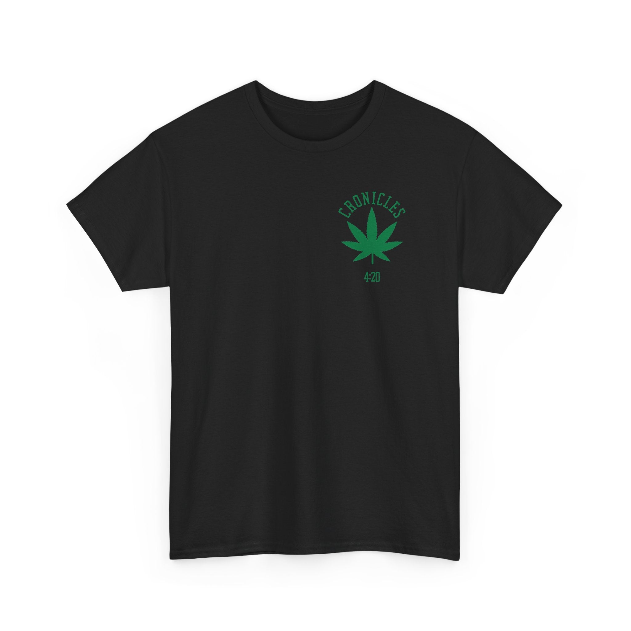 Cannabis Leaf Tee | 'Light it. Smoke it. Pass it.' Back Print T-Shirt