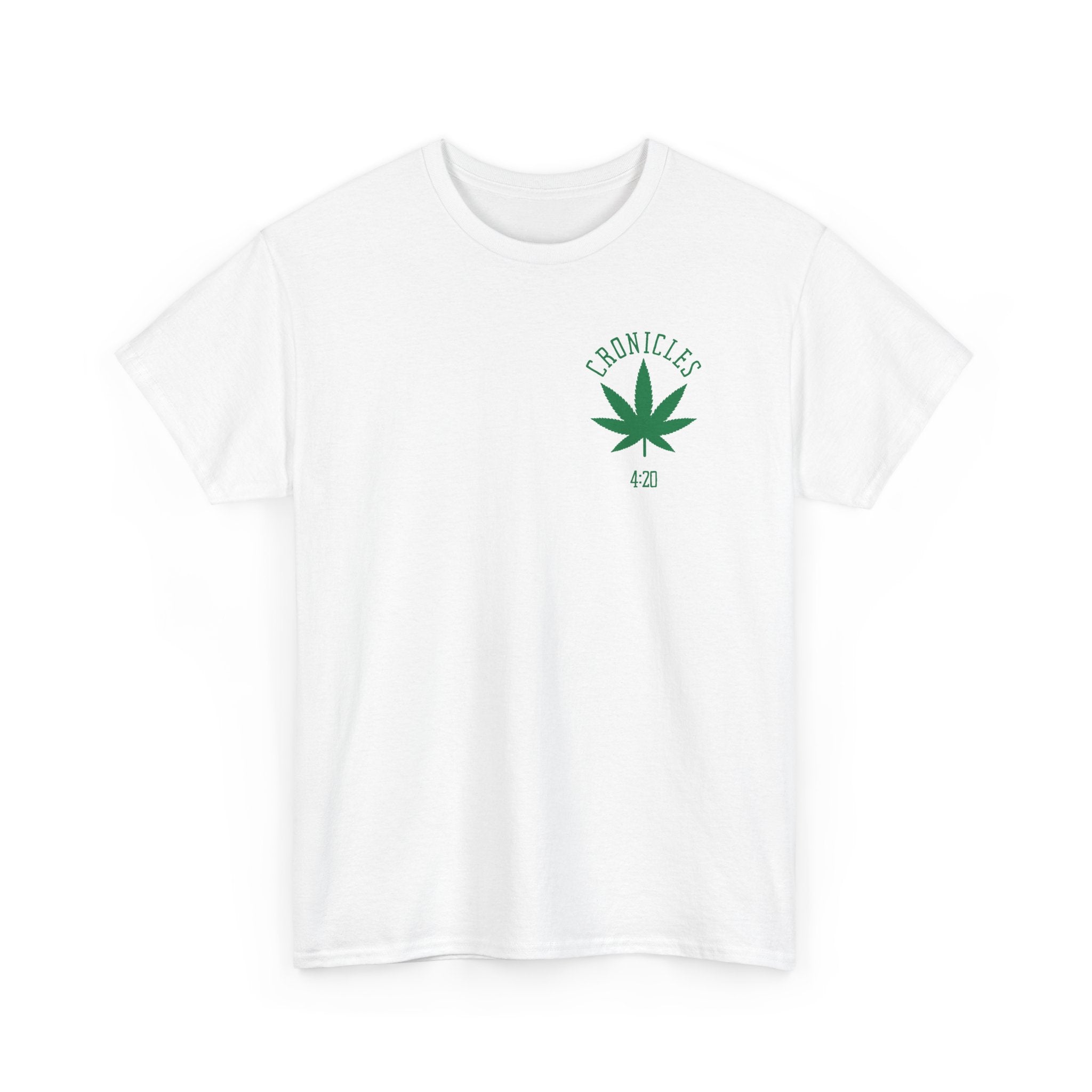 Cannabis Leaf Tee | 'Light it. Smoke it. Pass it.' Back Print T-Shirt