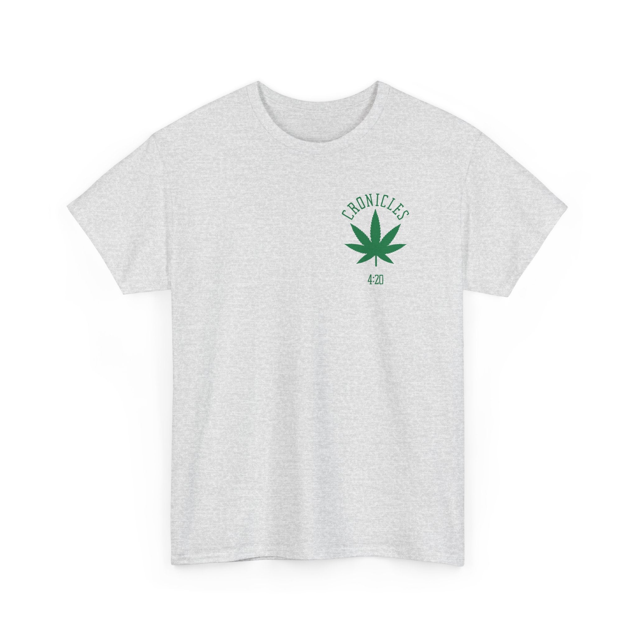 Cannabis Leaf Tee | 'Light it. Smoke it. Pass it.' Back Print T-Shirt