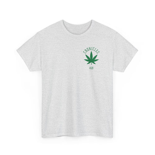 Cannabis Leaf Tee | 'Light it. Smoke it. Pass it.' Back Print T-Shirt