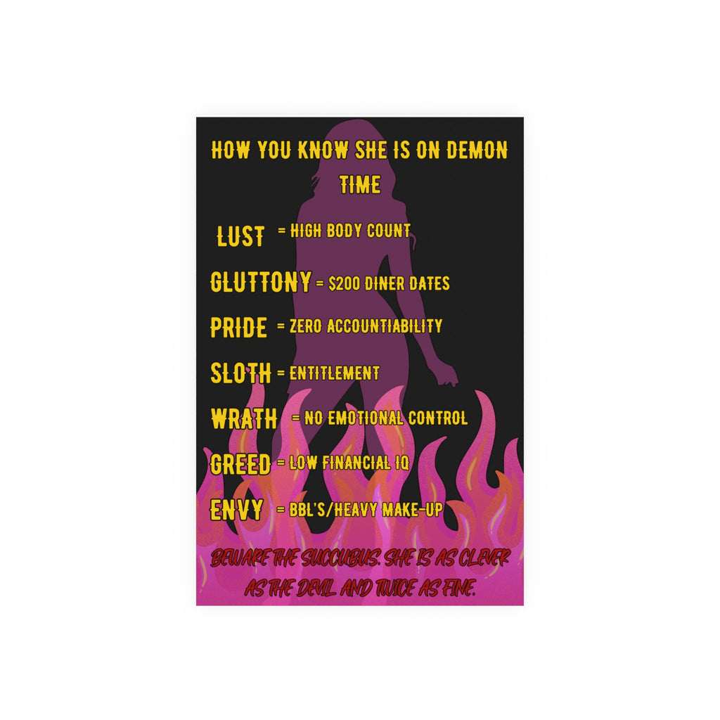 Demon Time Seven Sins Poster