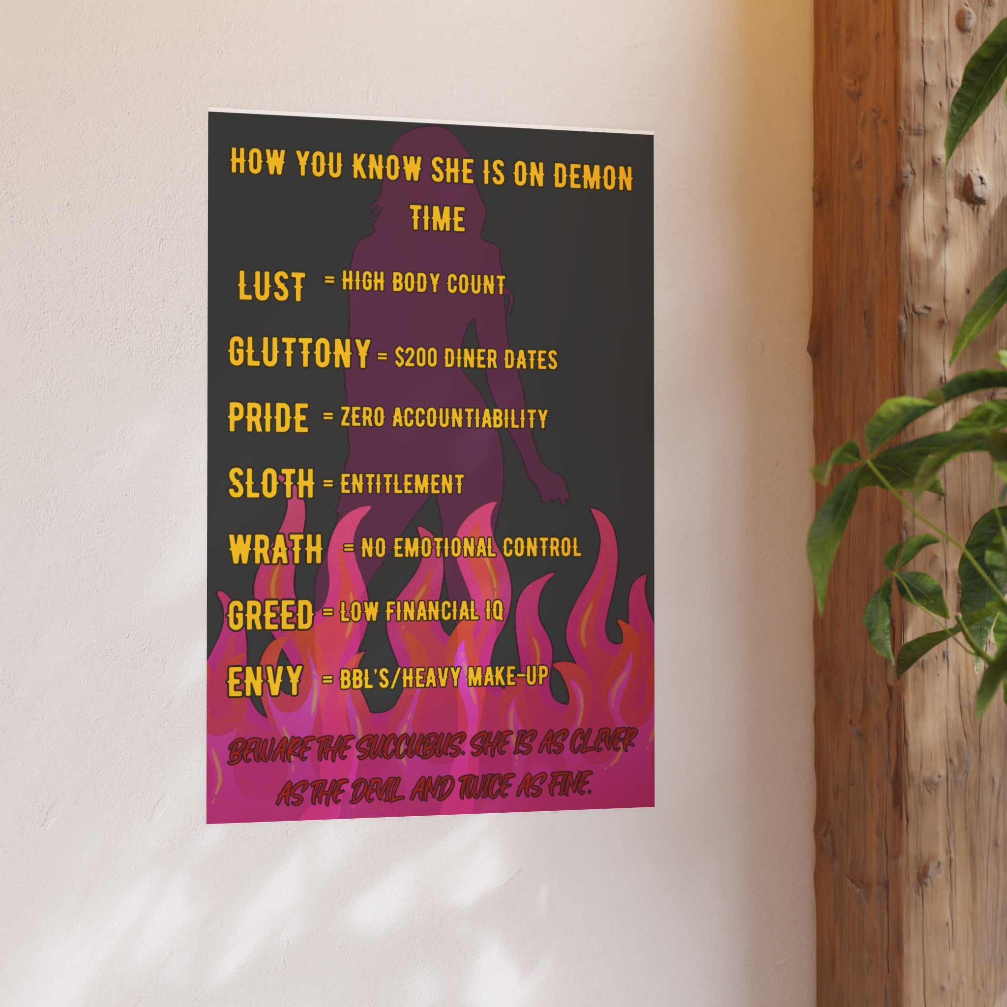 Demon Time Seven Sins Poster