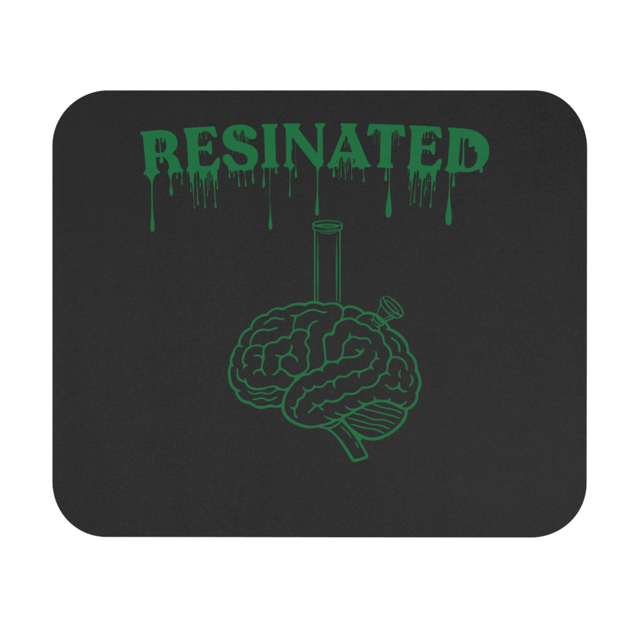 Resinated Brain Bong mouse pad | Smoking Stoner Desk Mat