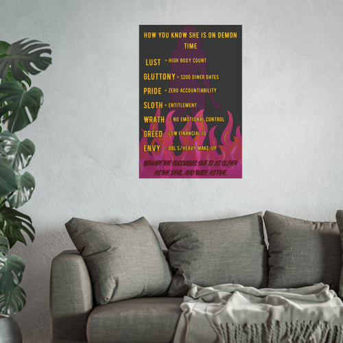 Demon Time Seven Sins Poster