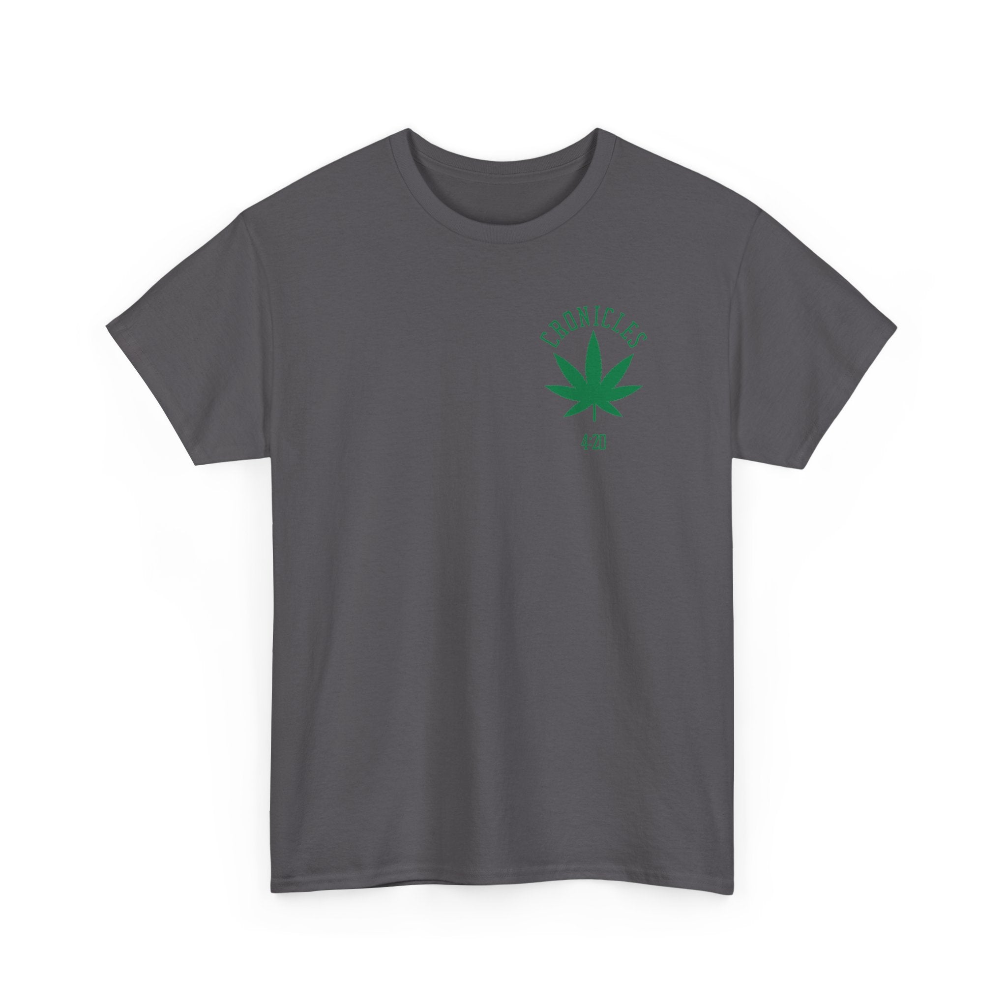 Cannabis Leaf Tee | 'Light it. Smoke it. Pass it.' Back Print T-Shirt